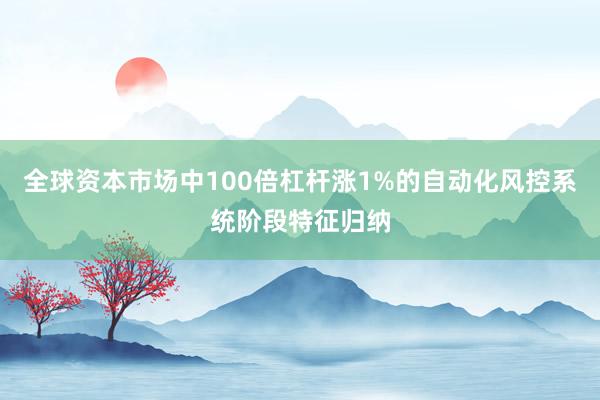 全球资本市场中100倍杠杆涨1%的自动化风控系统阶段特征归纳